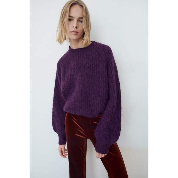 Zara velvet flare pants - Picture 8 of 12